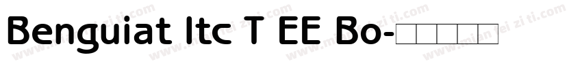 Benguiat Itc T EE Bo字体转换